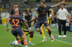 国米2-1萨索洛 迪马尔科建功