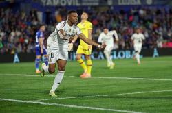 皇马1-0赫塔菲 姆巴佩一锤定音