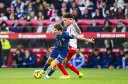 （体育）足球——西甲：赫罗纳不敌马德里竞技