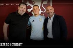 官方：阿斯顿维拉与32岁左后卫迪涅续约至2028年