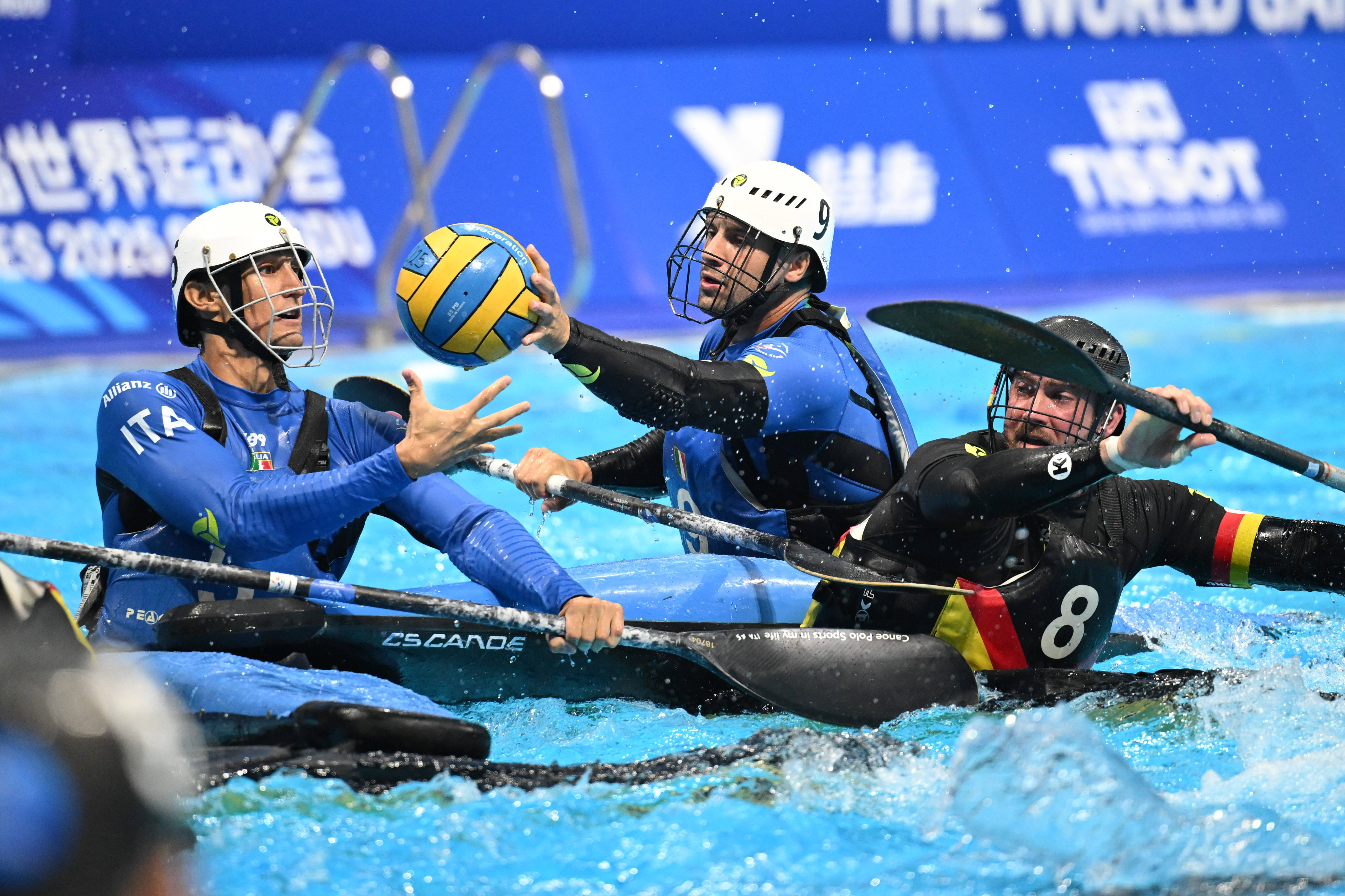 (成都世运会)皮艇球——男子决赛:德国队夺冠