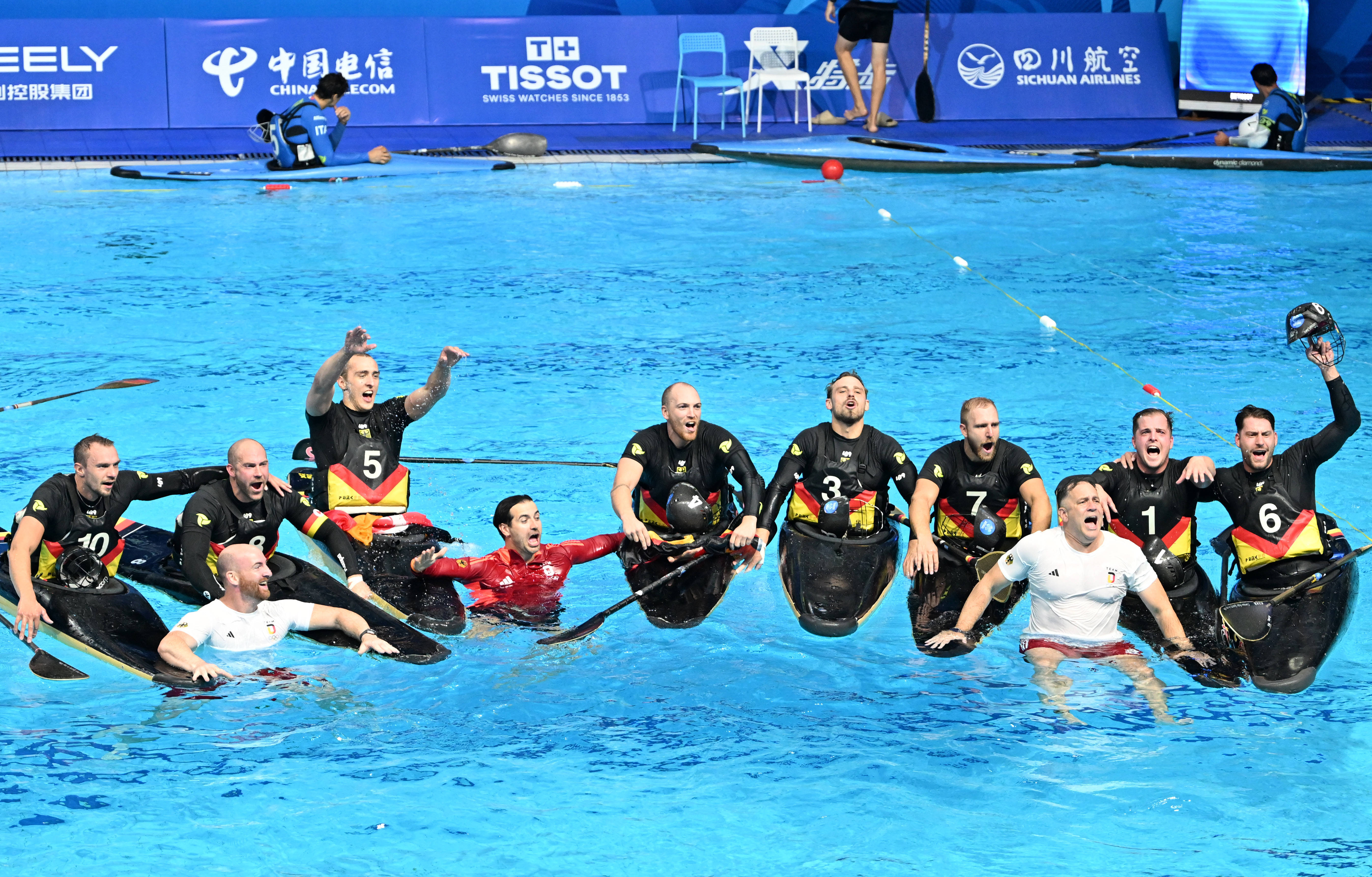 (成都世运会)皮艇球——男子决赛:德国队夺冠