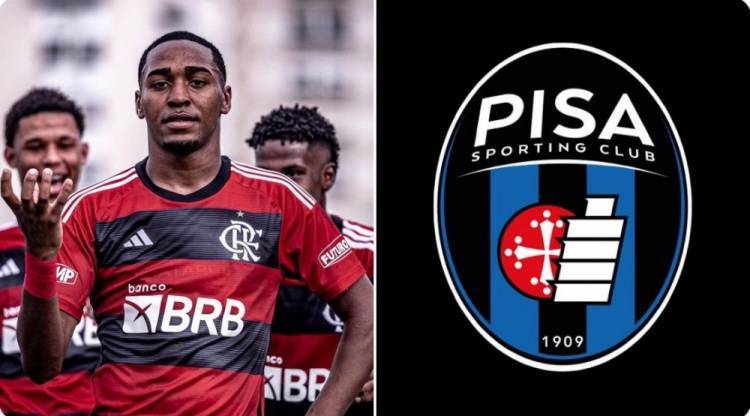 罗马诺：比萨450万欧引进弗拉门戈中场罗兰达原则协议，即将HWG