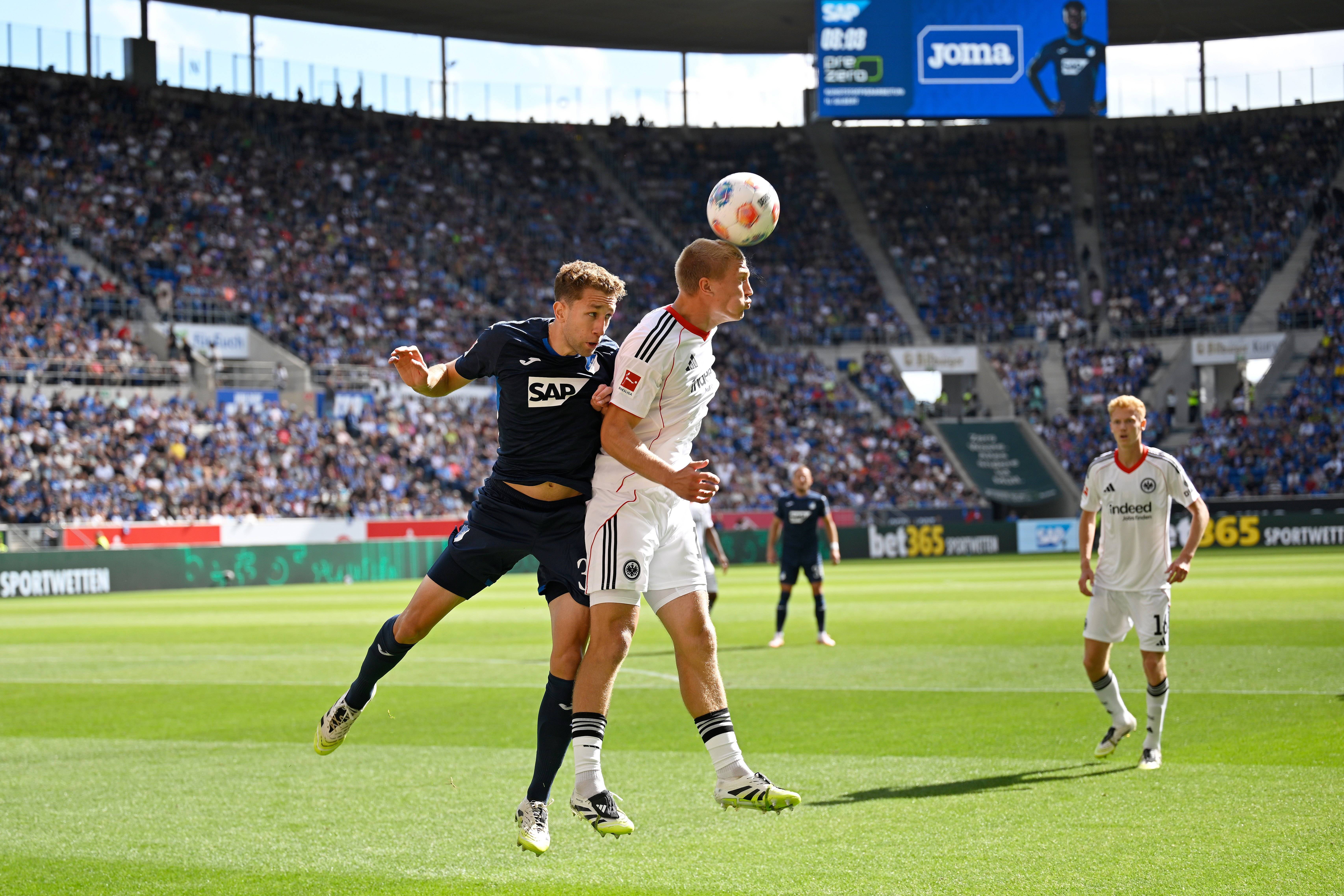 (体育)足球——德甲:法兰克福胜霍芬海姆