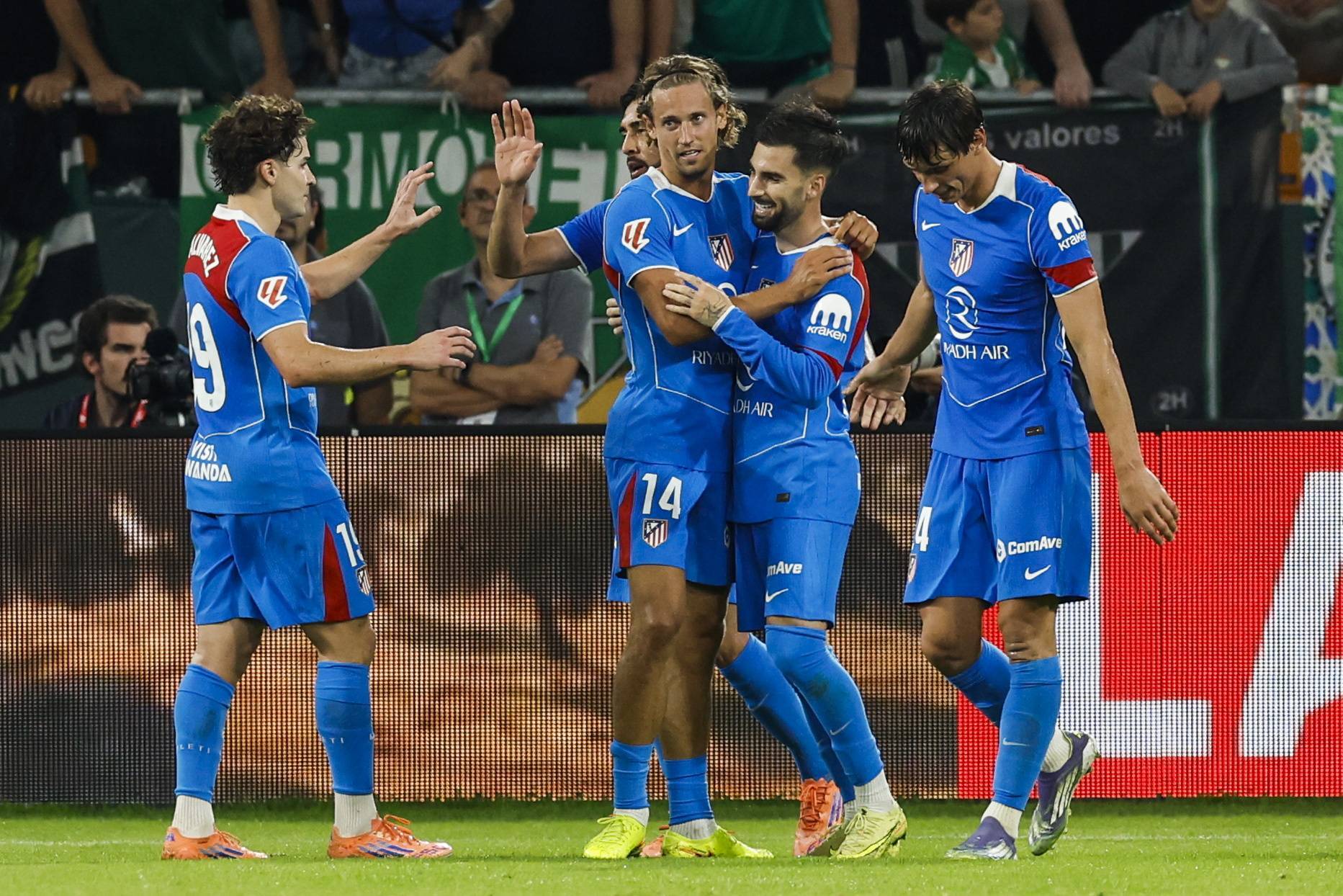 （外代二线）足球——西甲联赛：马竞胜贝蒂斯