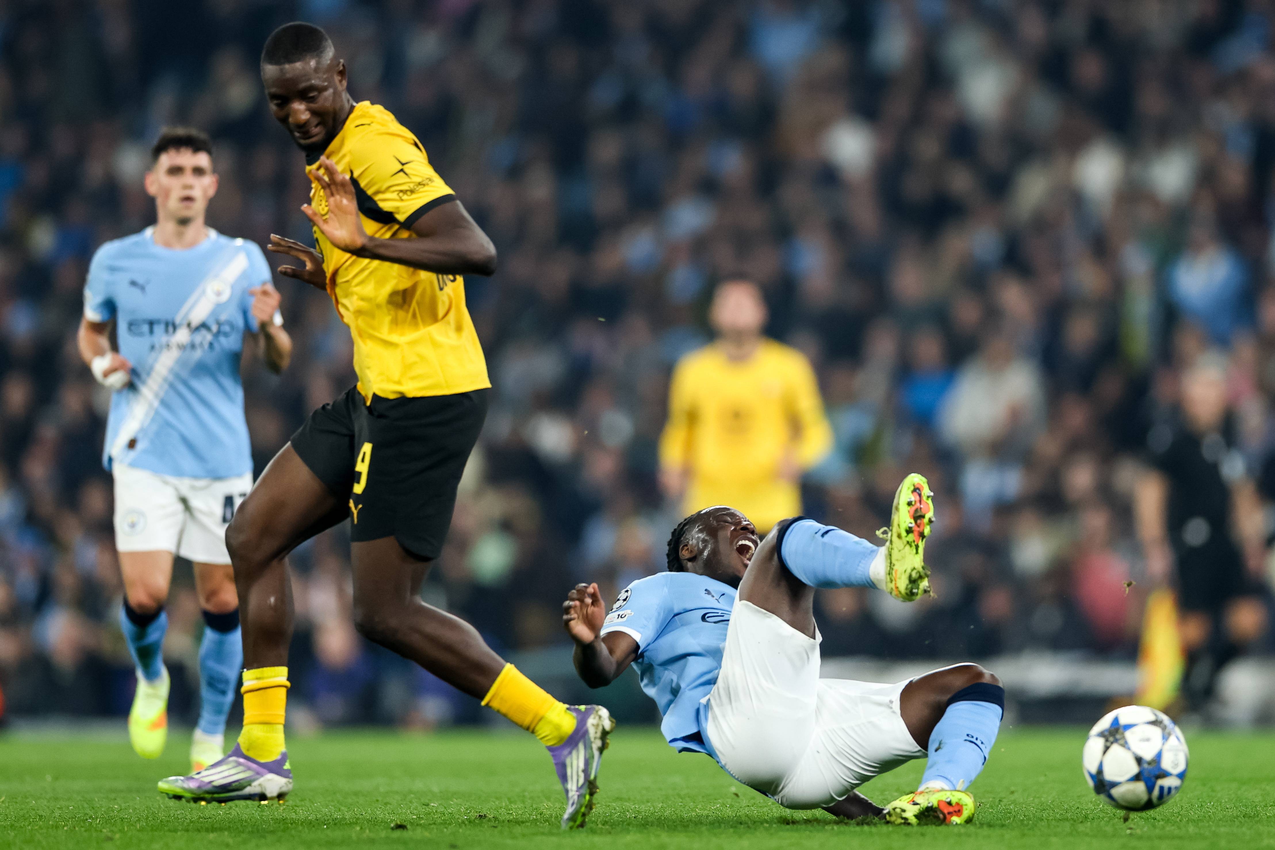 （外代二线）足球——欧冠联赛：曼城胜多特蒙德