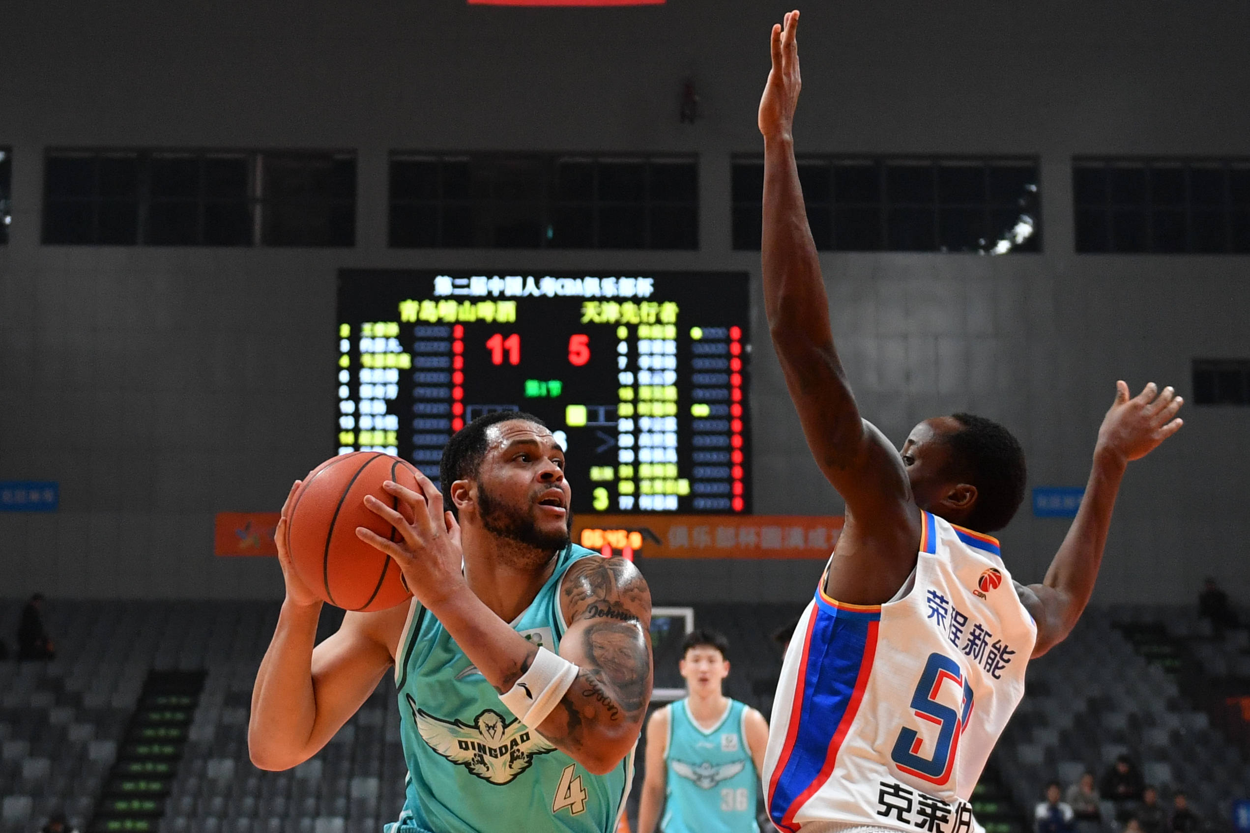 CBA俱乐部杯赛｜青岛崂山啤酒胜天津先行者