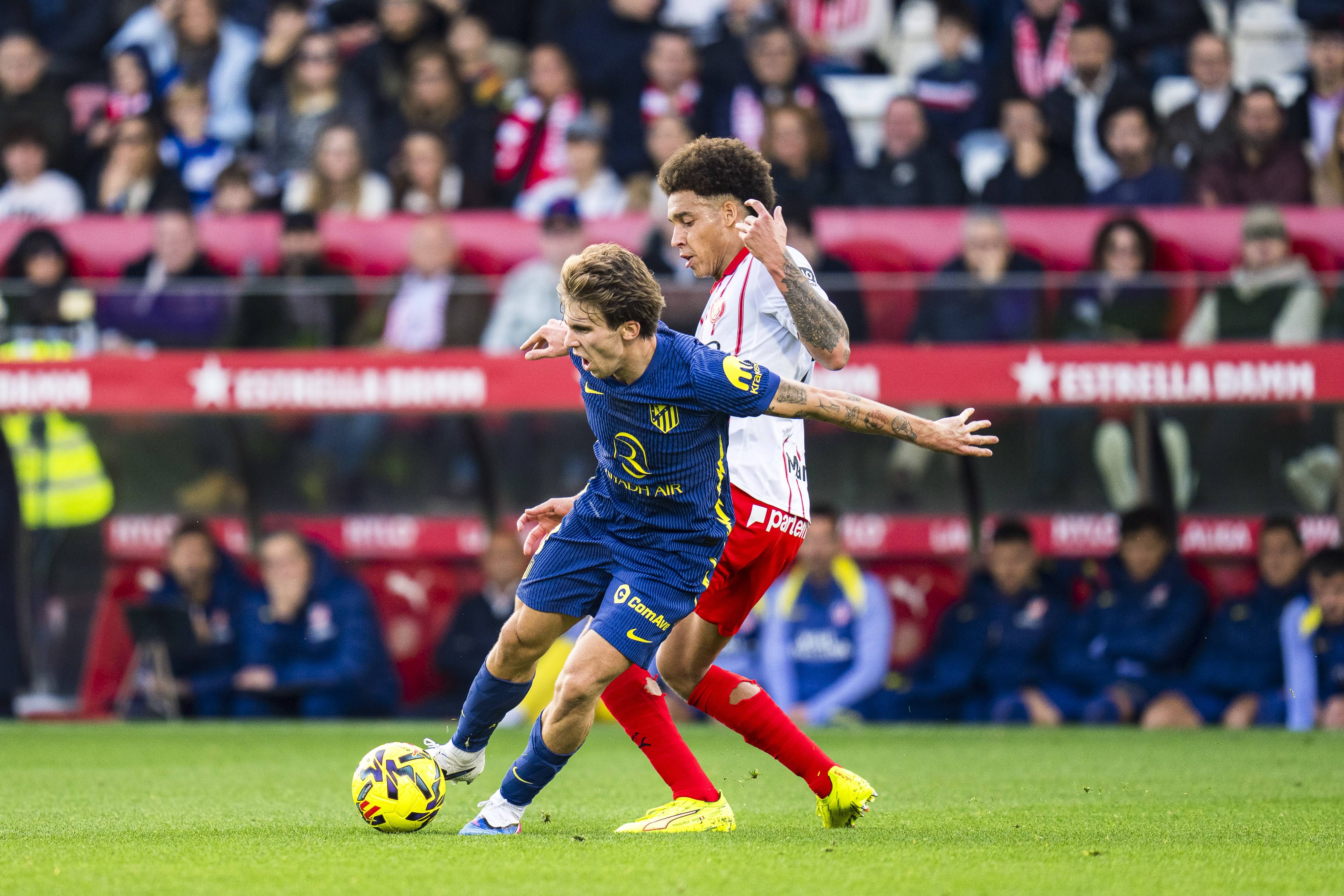 （体育）足球——西甲：赫罗纳不敌马德里竞技